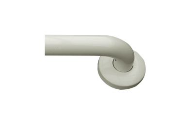 Coloured Grab Rail Concealed Fixing Almond Ivory 25mm