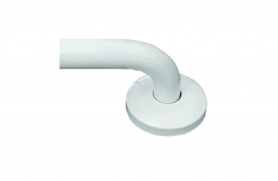 Coloured Grab Rail Concealed Fixing White 25mm